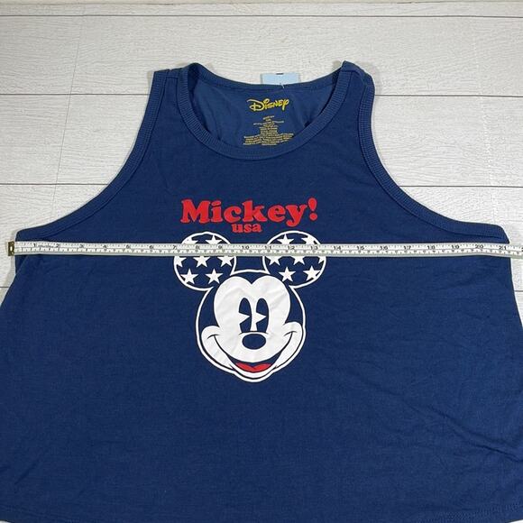DISNEY Blue Tank Top with Mickey Mouse Size XXL NWT - Picture 6 of 7
